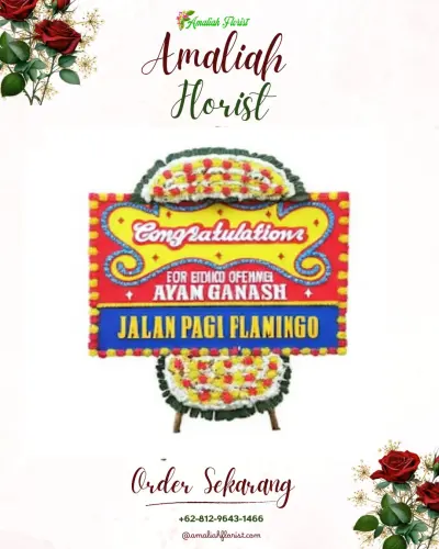 Bunga Papan Congratulation di Baloi Indah